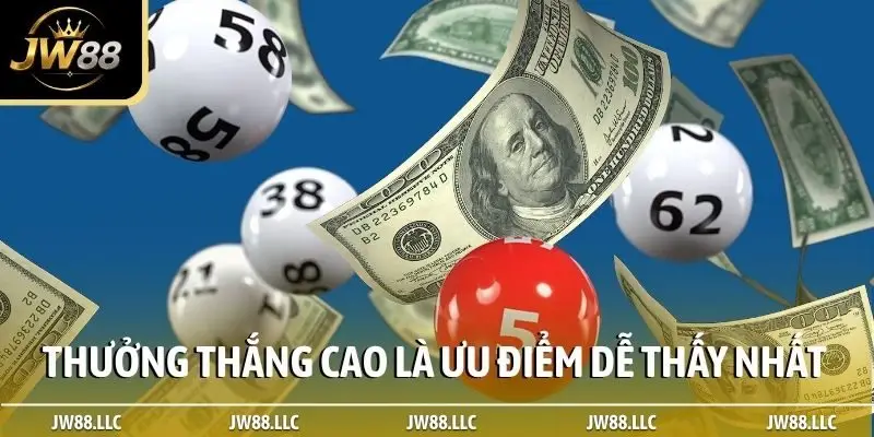 Thưởng thắng cao là ưu điểm dễ thấy nhất